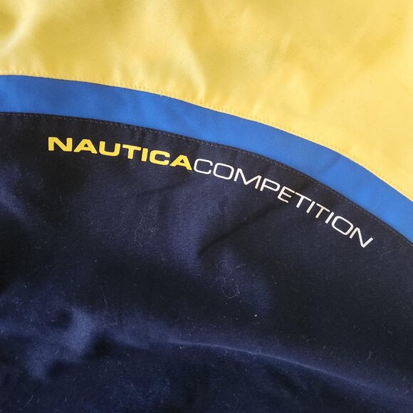 Nautica Competition Board Shorts - Size 40 - Yellow/Blue/Navy - Picture 4 of 5